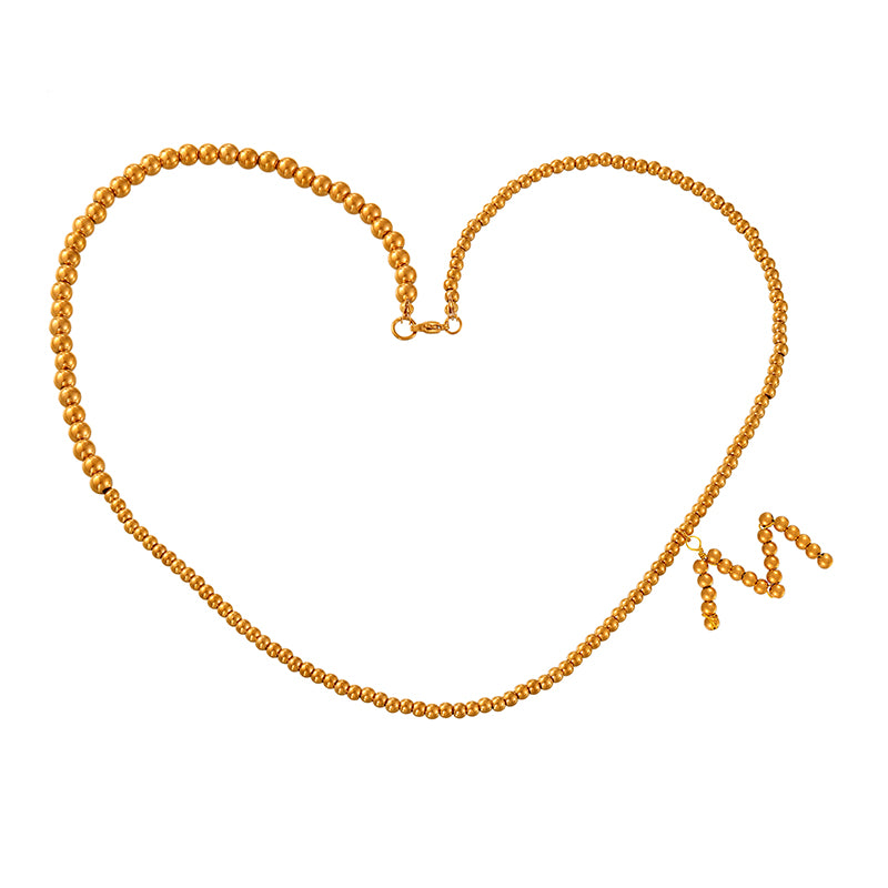 Red Alloy Bull Head Fabric Print Necklace