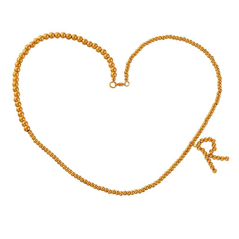 Red Alloy Bull Head Fabric Print Necklace