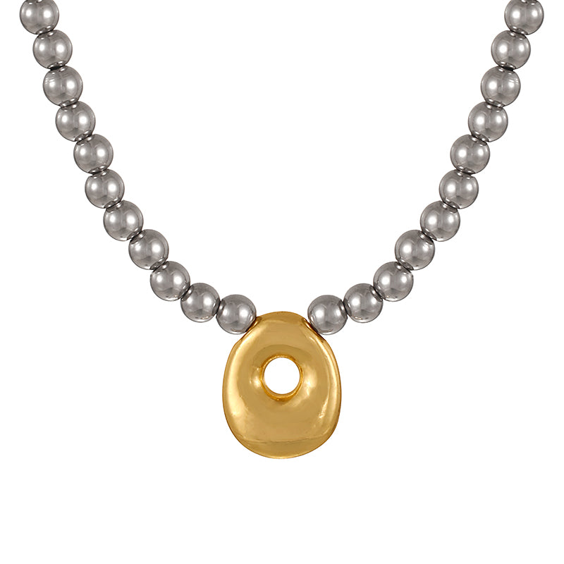 A 26 Alphabet Copper Bead Necklace