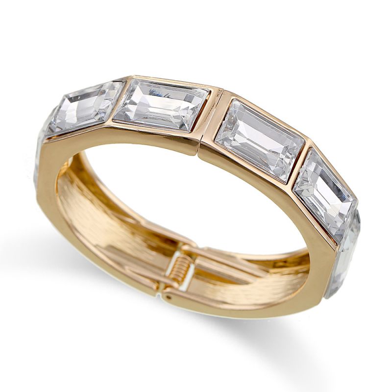 Bracelet 1# Alloy Oil-drip Diamond Round Bracelet