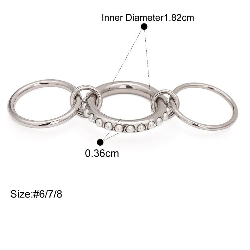 Ring 8# Stainless Steel Round Ring