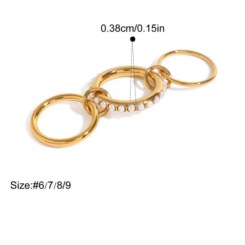 Ring 8# Stainless Steel Round Ring