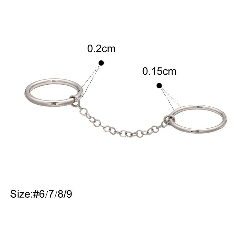 Ring 8# Stainless Steel Round Ring