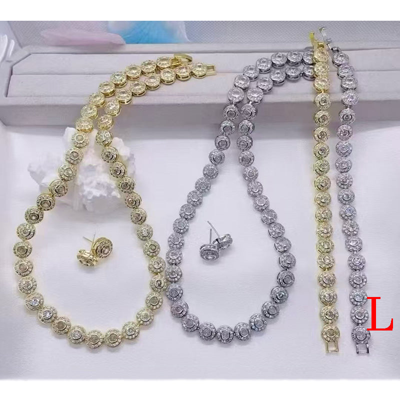 G Copper Gold-plated Diamond Heart Bracelet