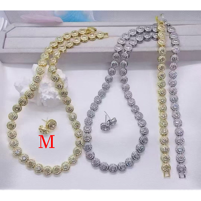 G Copper Gold-plated Diamond Heart Bracelet