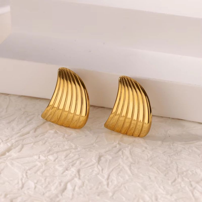 Sun Stainless Steel Sun Earrings