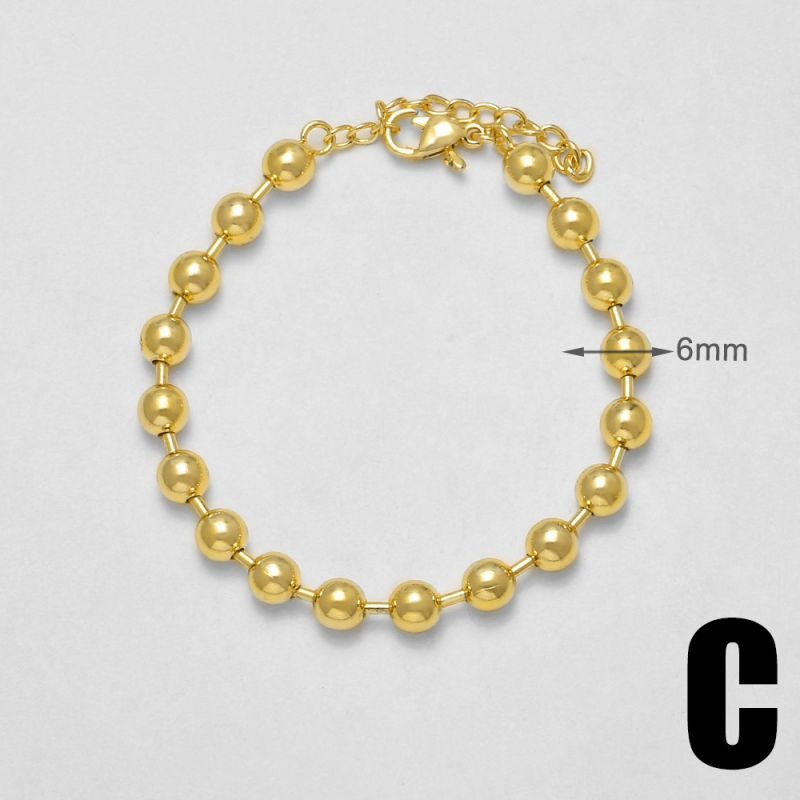 1a Copper Bracelet With Square Diamonds