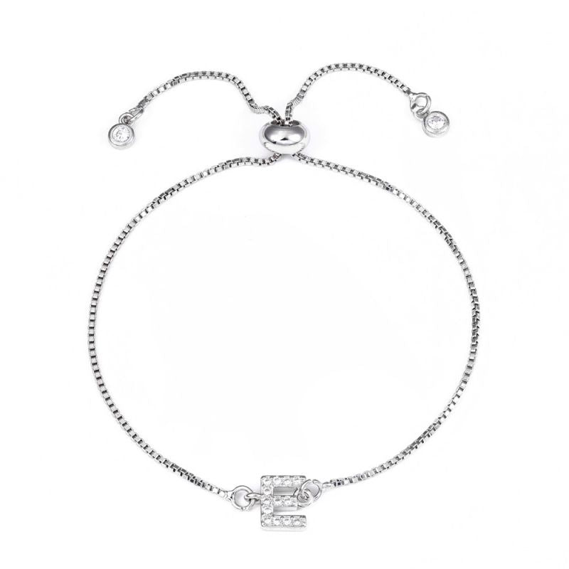 Letter:a Copper Diamond 26 Letter Bracelet