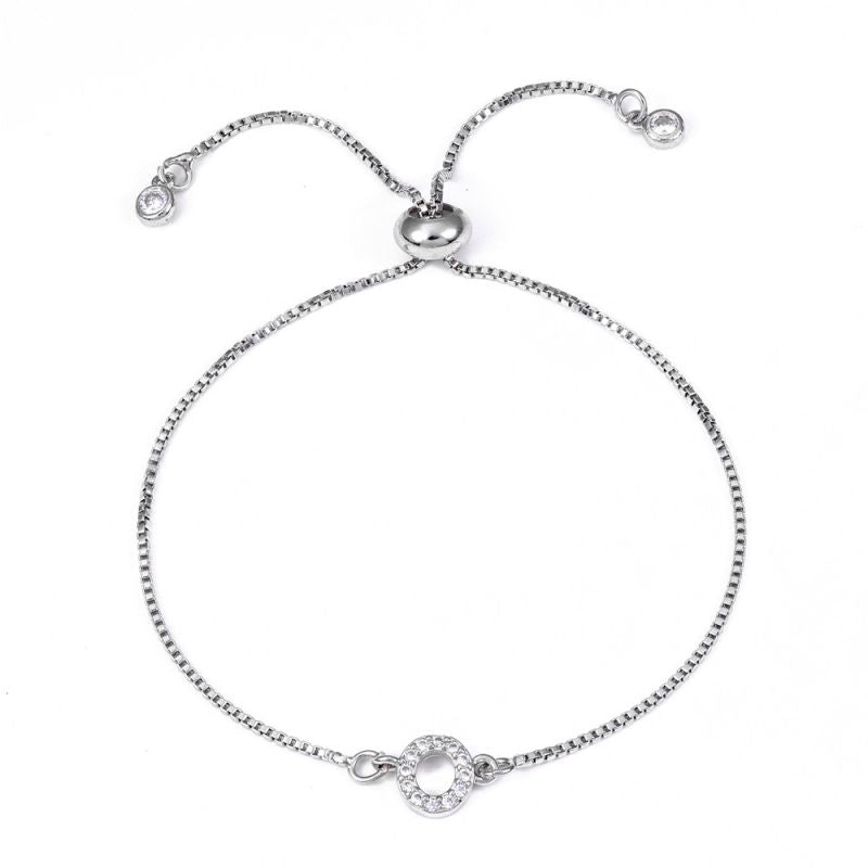 Letter:a Copper Diamond 26 Letter Bracelet