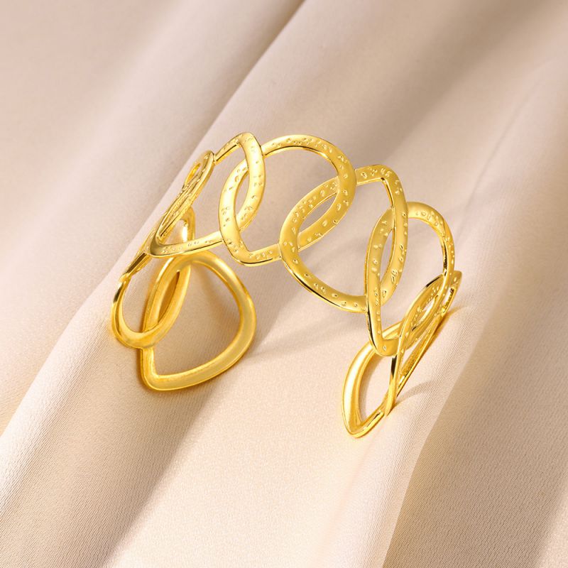 Bracelet 1# Stainless Steel Irregular Bracelet