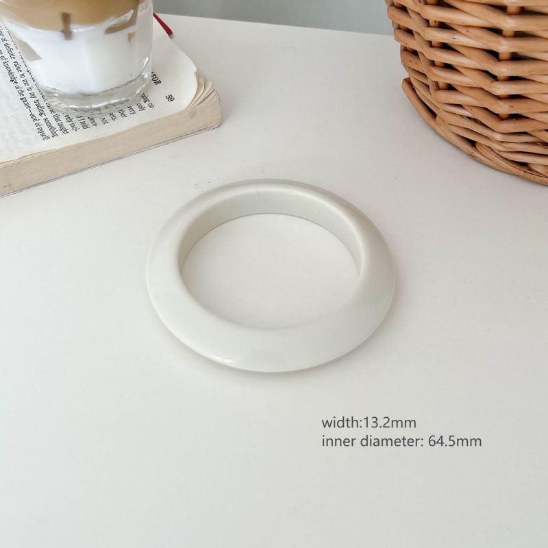 Pumpkin Beads Transparent Gray Resin Texture Irregular Bracelet