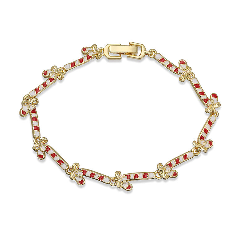 Gold Dachshund Patchwork Bracelet Copper Dachshund Patchwork Bracelet