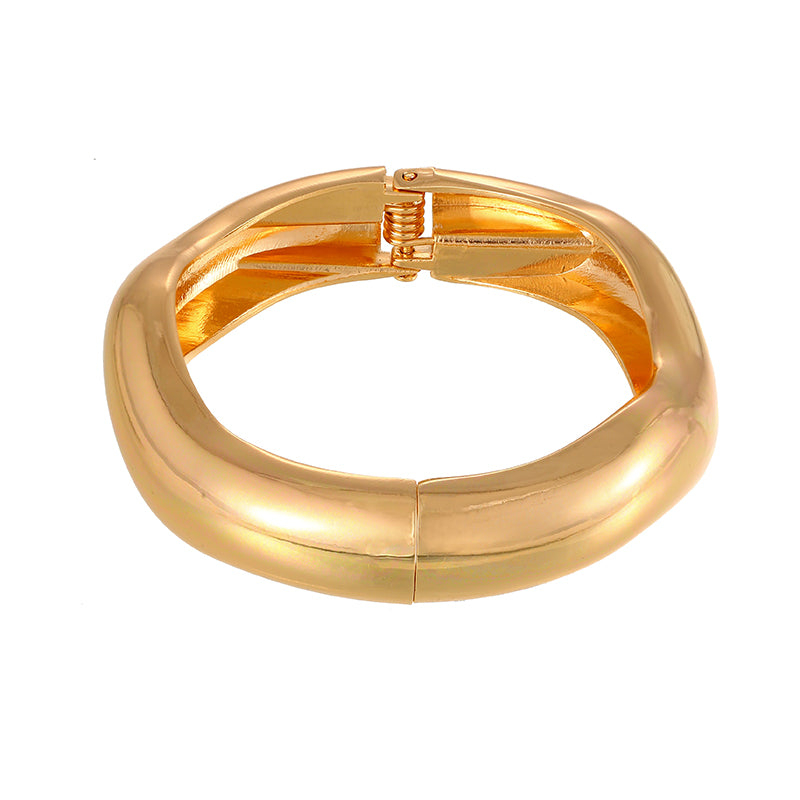 Gold 1 Alloy Irregular Open Bracelet
