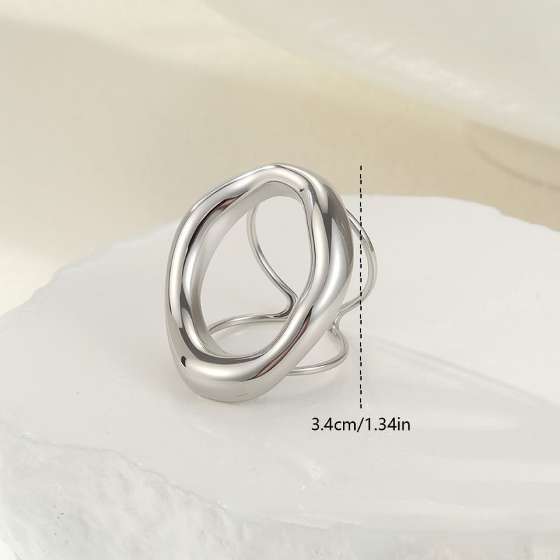 Gold Necklace Stainless Steel Irregular Shape Necklace