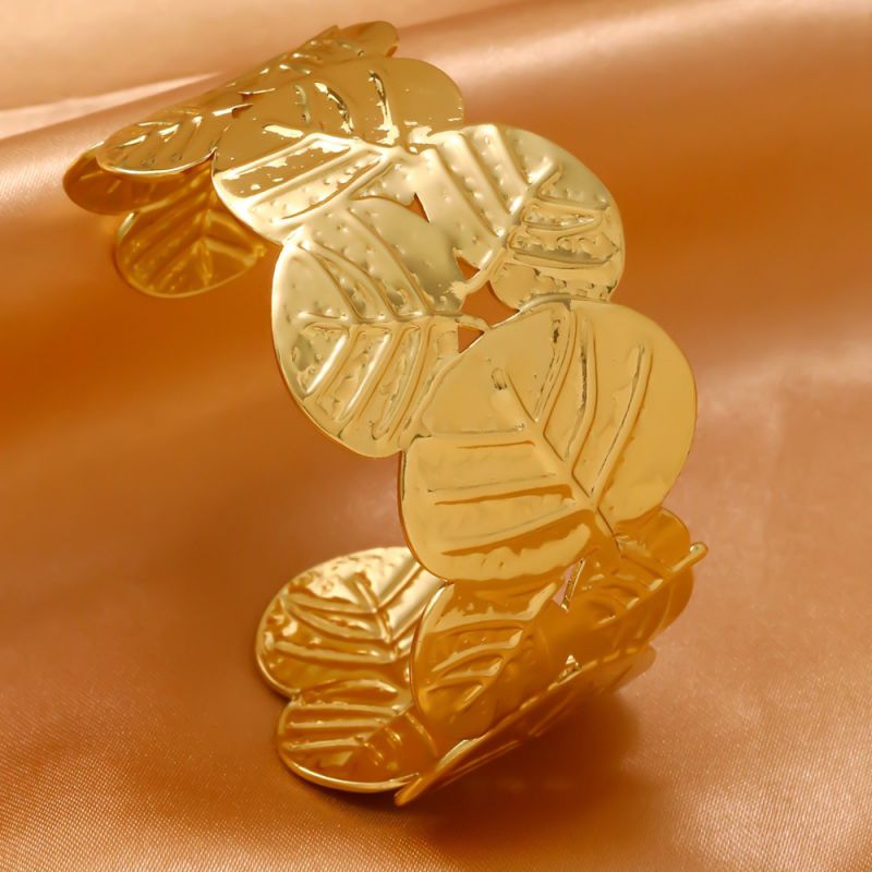 Bracelet 1# Titanium Steel Wide Round Bracelet