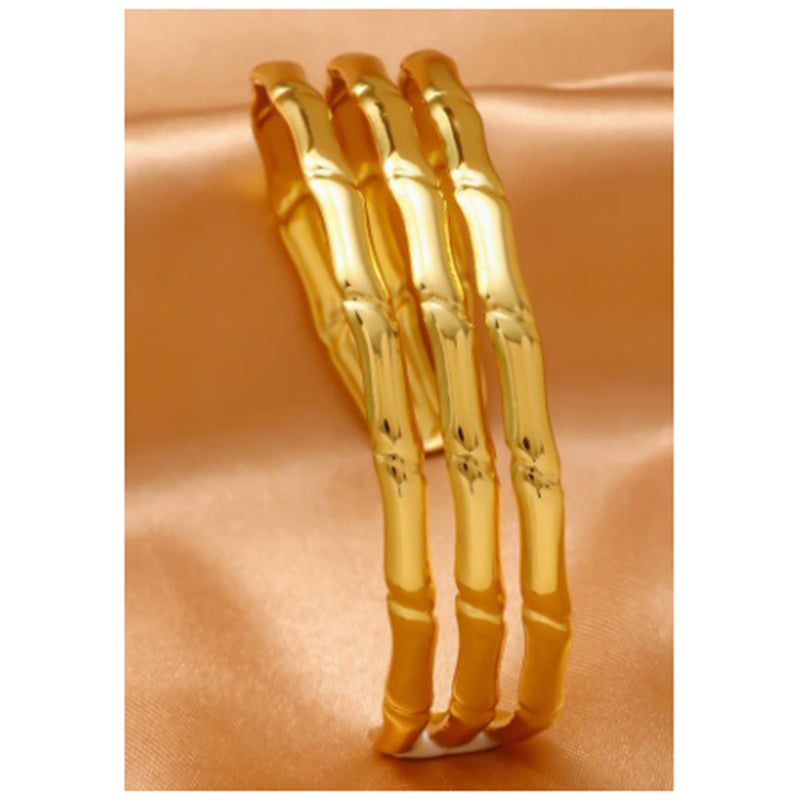 Bracelet 1# Titanium Steel Wide Round Bracelet