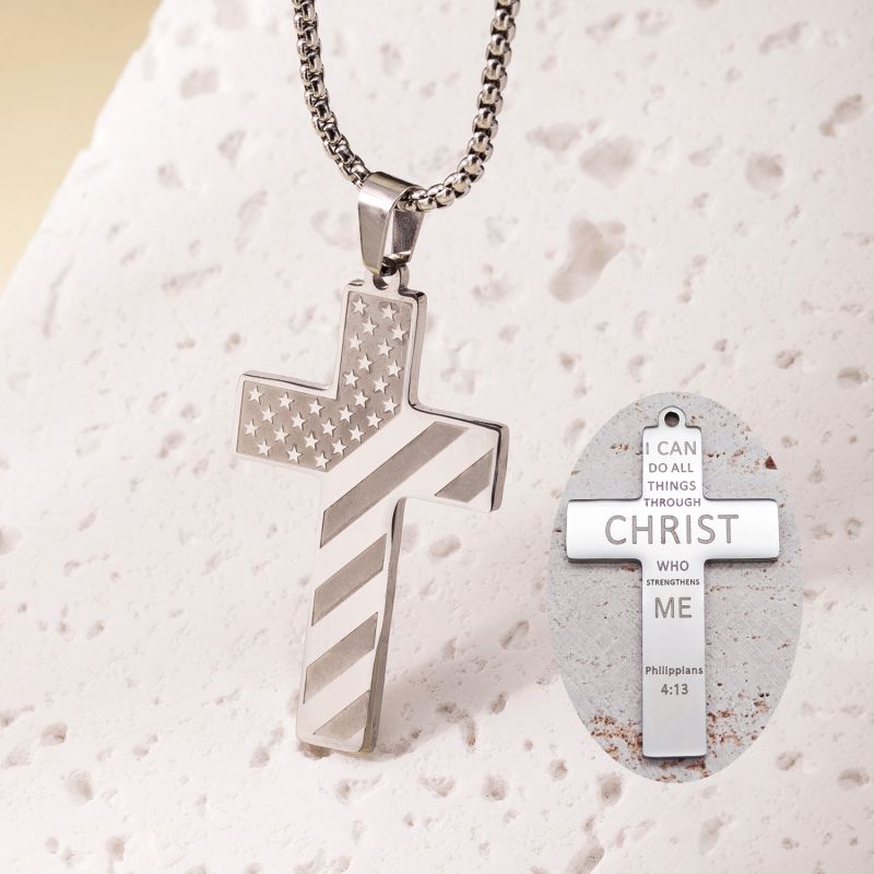 Necklace #2 Stainless Steel Cross Necklace