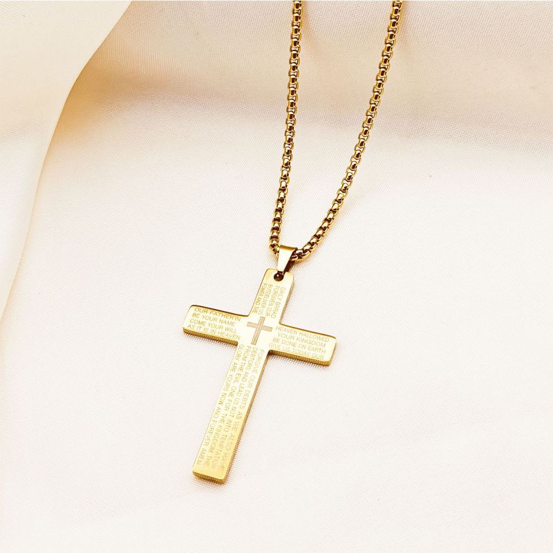 Necklace #2 Stainless Steel Cross Necklace