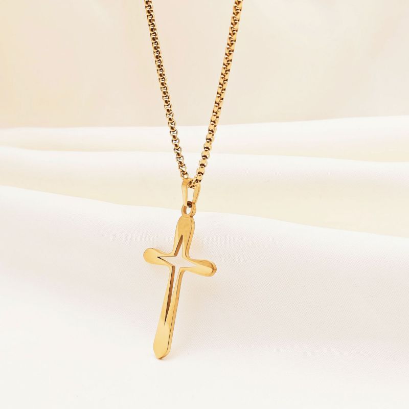 Necklace #2 Stainless Steel Cross Necklace