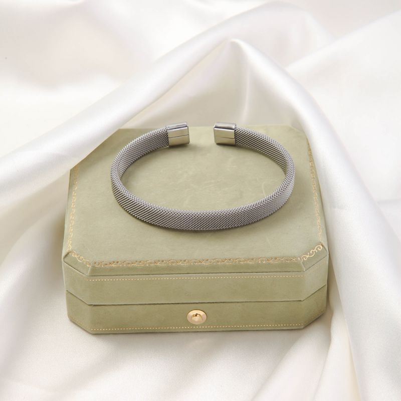 Golden No. 1 Titanium Steel Irregular-shaped Bracelet