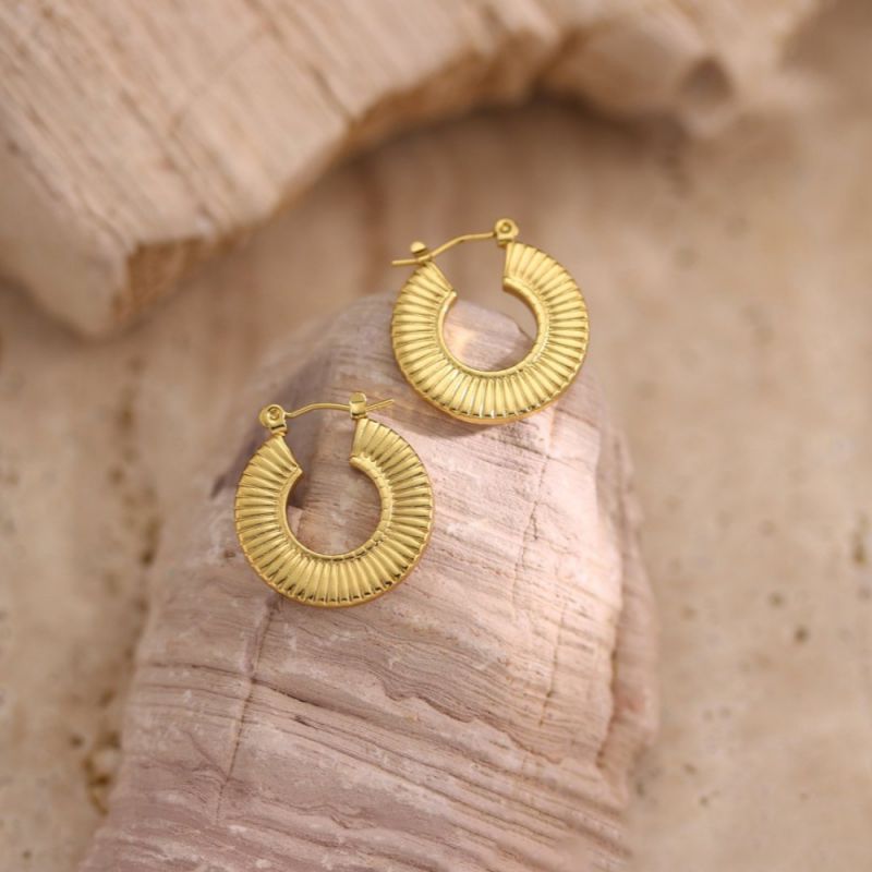 Earring #1 Stainless Steel Round Earrings