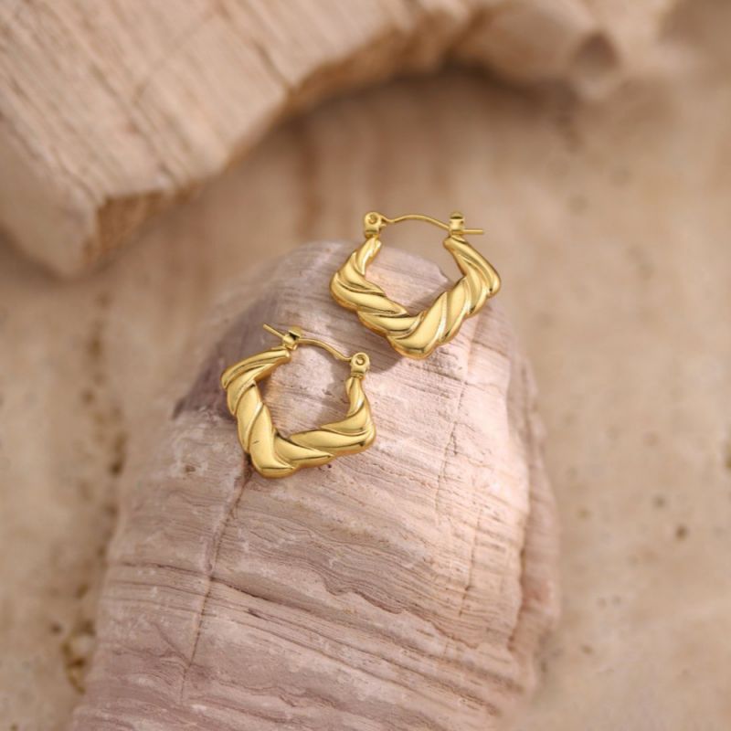 Earring #1 Stainless Steel Round Earrings