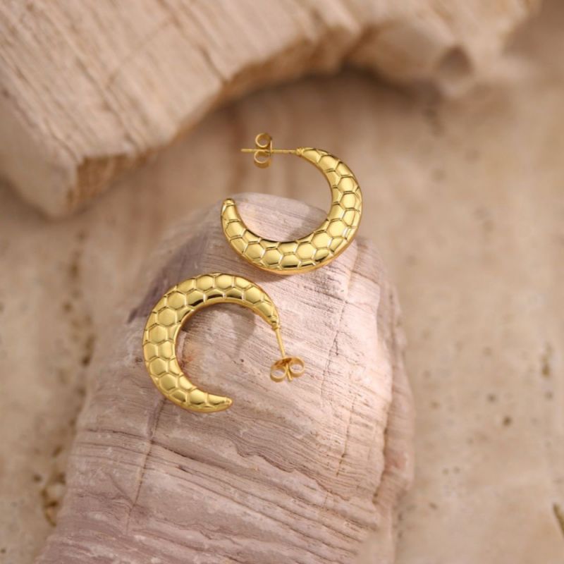 Earring #1 Stainless Steel Round Earrings