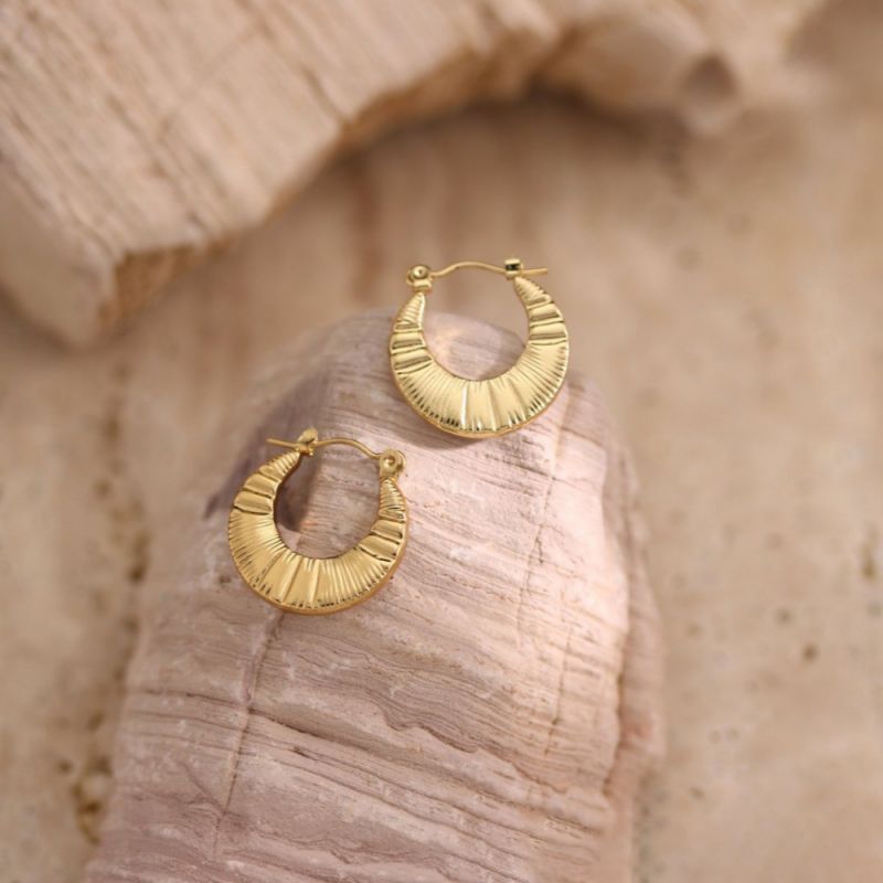 Earring #1 Stainless Steel Round Earrings