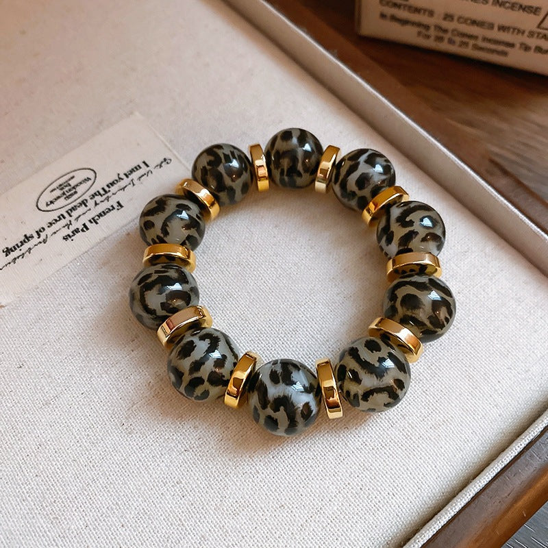 12# Bangle - Brown Irregular Acrylic Bracelet