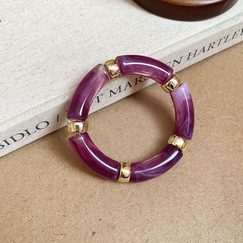 12# Bangle - Brown Irregular Acrylic Bracelet