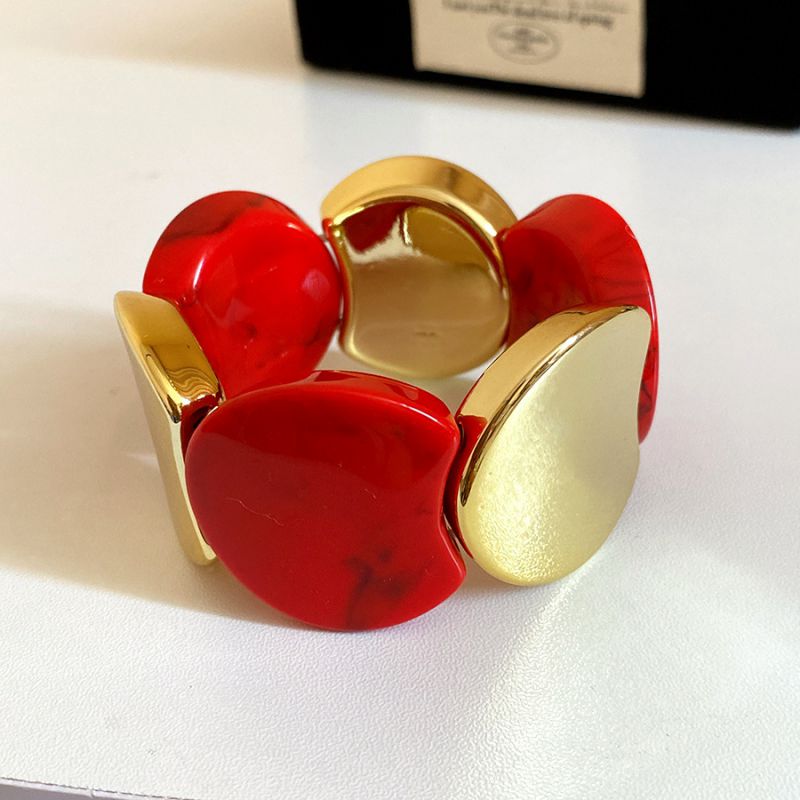 12# Bangle - Brown Irregular Acrylic Bracelet