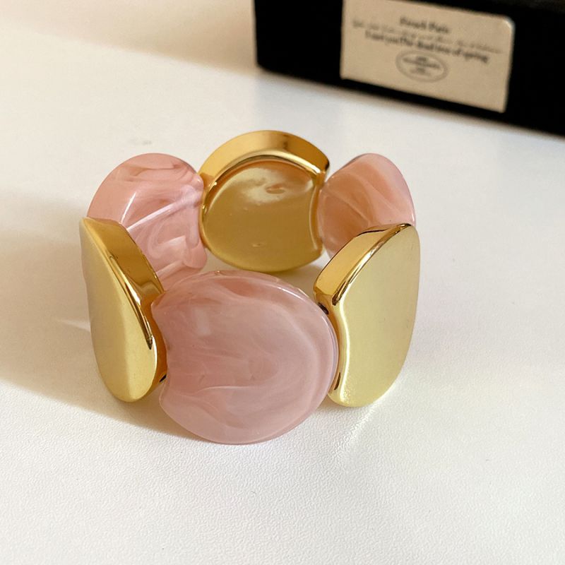 12# Bangle - Brown Irregular Acrylic Bracelet