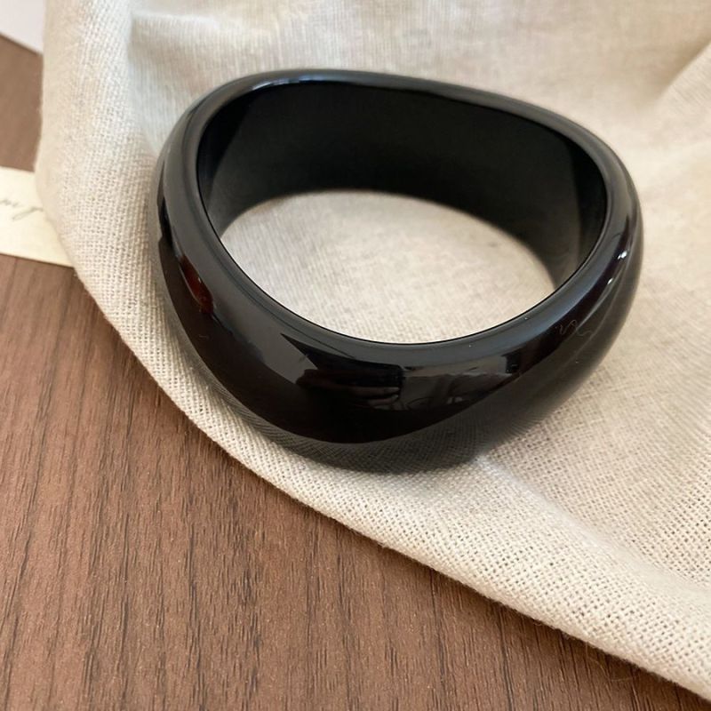 12# Bangle - Brown Irregular Acrylic Bracelet