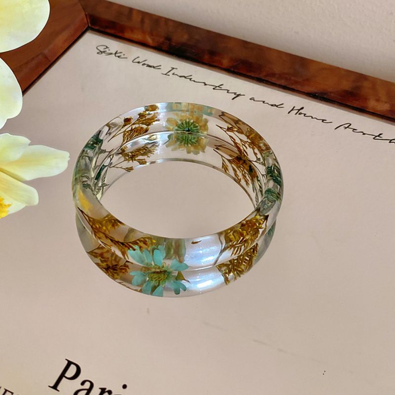 12# Bangle - Brown Irregular Acrylic Bracelet