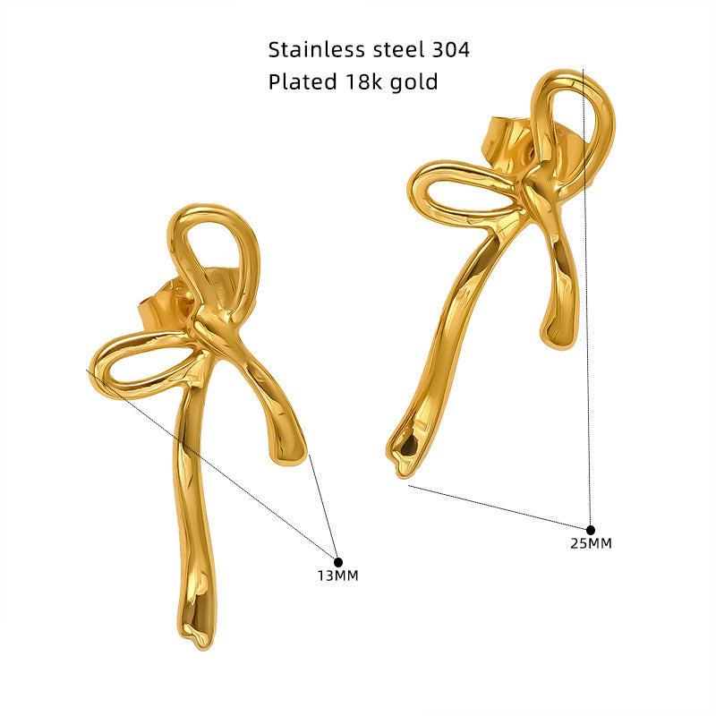 Earring #1 304 Stainless Steel Hoop Earrings