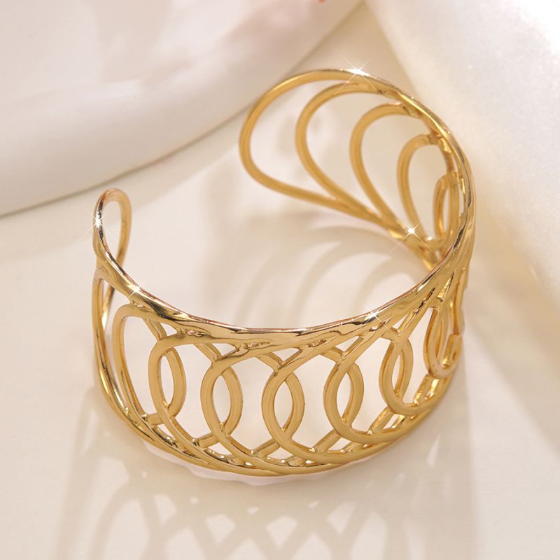 Bracelet #1 Stainless Steel Irregular Round Bracelet