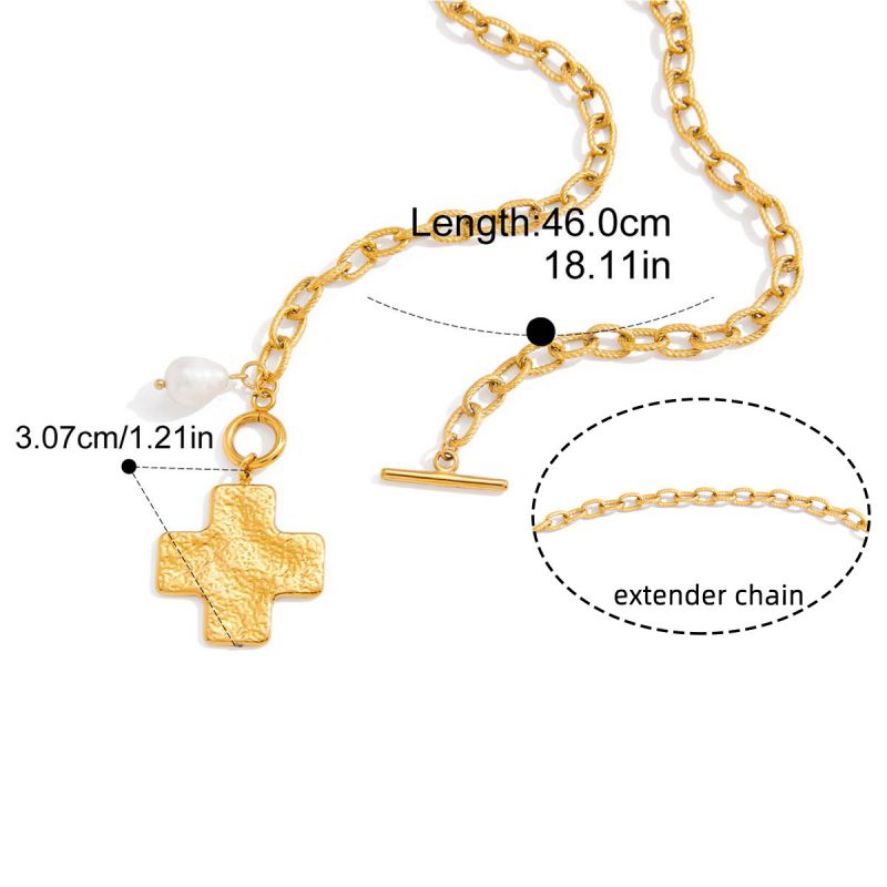 Necklace #1 Titanium Steel Cross Necklace