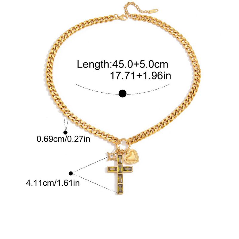 Necklace #1 Titanium Steel Cross Necklace