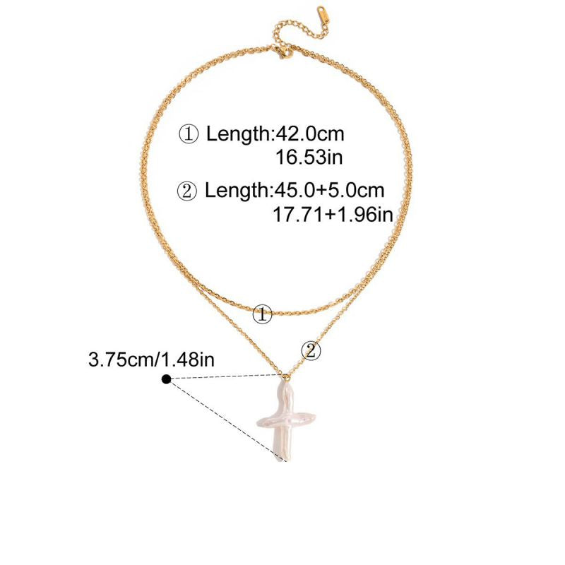 Necklace #1 Titanium Steel Cross Necklace