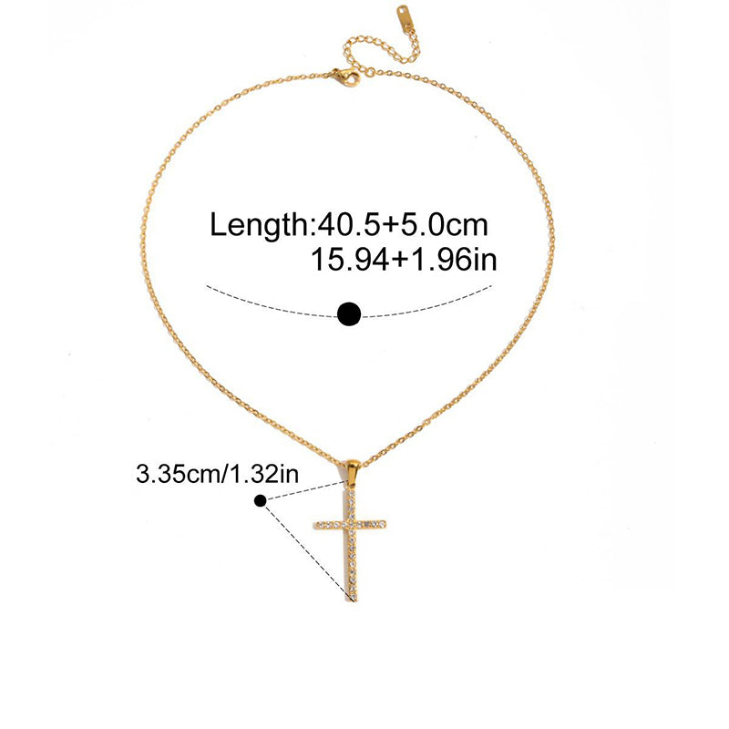 Necklace #1 Titanium Steel Cross Necklace