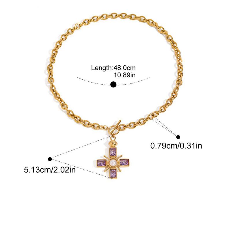 Necklace #1 Titanium Steel Cross Necklace