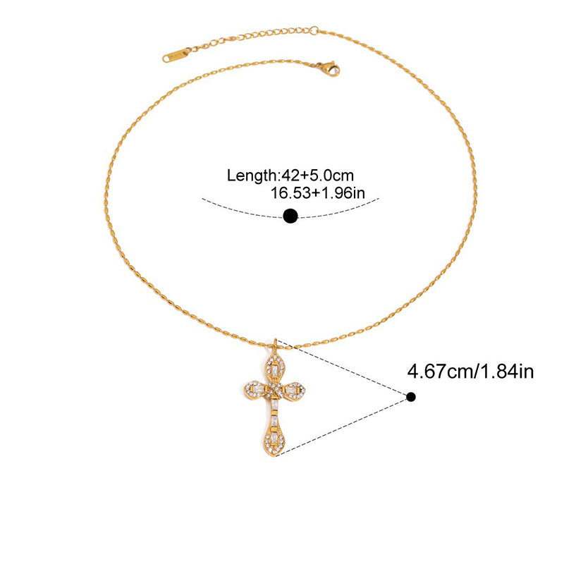 Necklace #1 Titanium Steel Cross Necklace