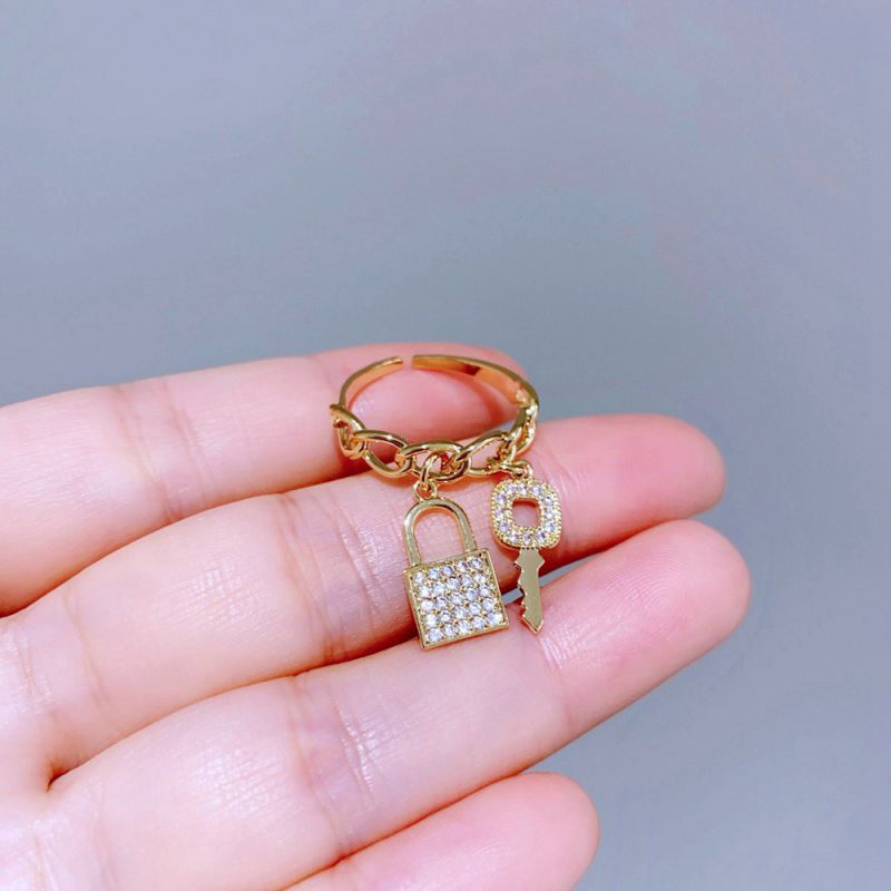 Silver Snake Ring Copper And Diamond-encrusted Snake Ring