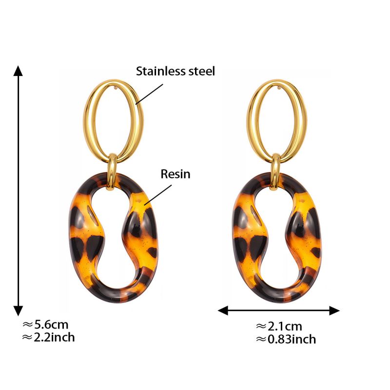 Gold Necklace 40+5cm Stainless Steel Diamond-encrusted Openwork Necklace