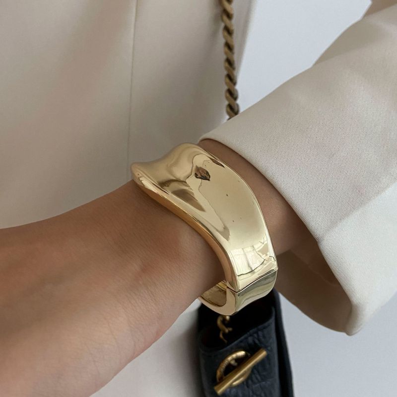 03 Blue Irregular Alloy Bracelet