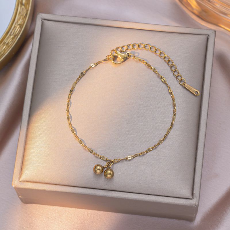 Full Diamond Butterfly Gold Titanium Steel Butterfly Bracelet