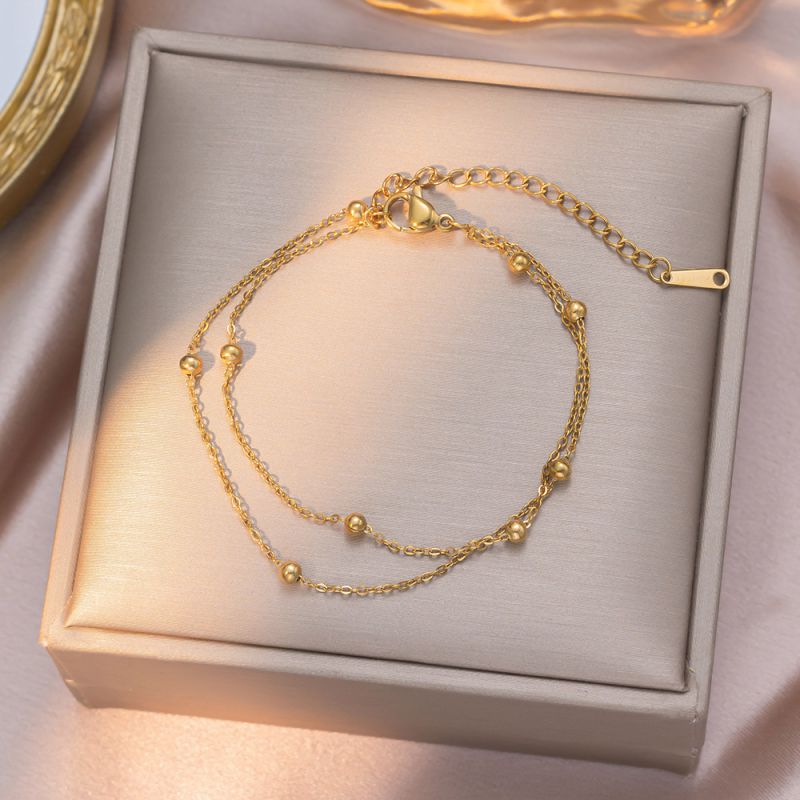 Full Diamond Butterfly Gold Titanium Steel Butterfly Bracelet