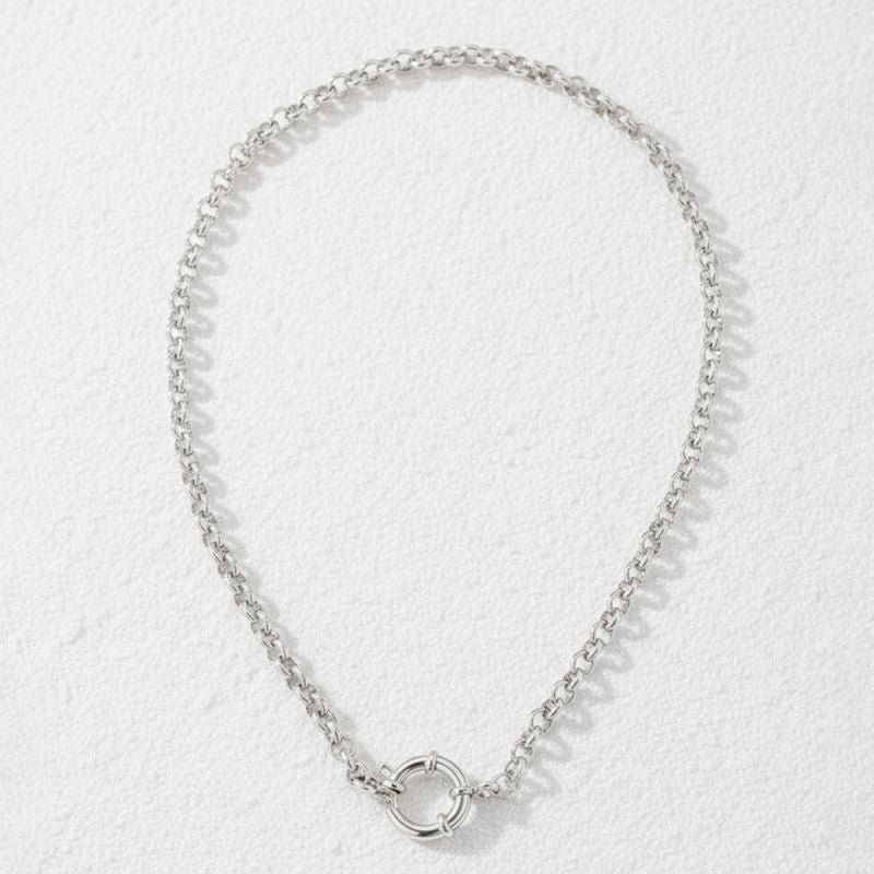 Gold Stainless Steel Chain Necklace