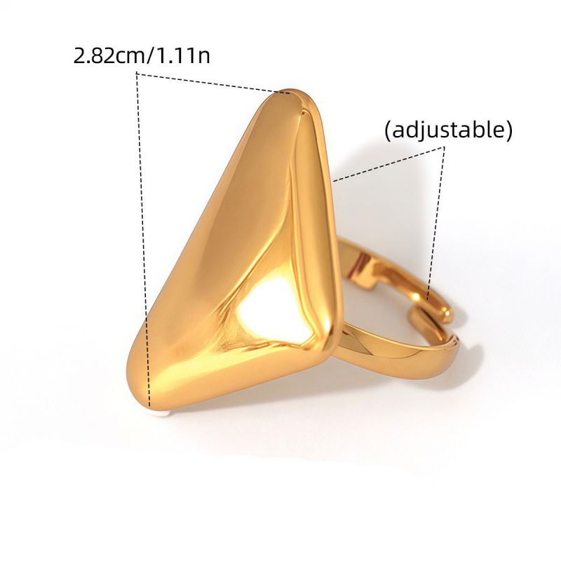 Ring #1 304 Stainless Steel Irregular Ring