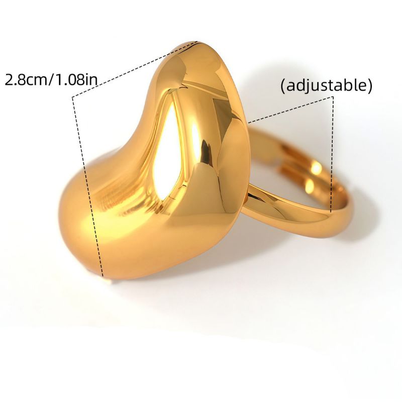 Ring #1 304 Stainless Steel Irregular Ring